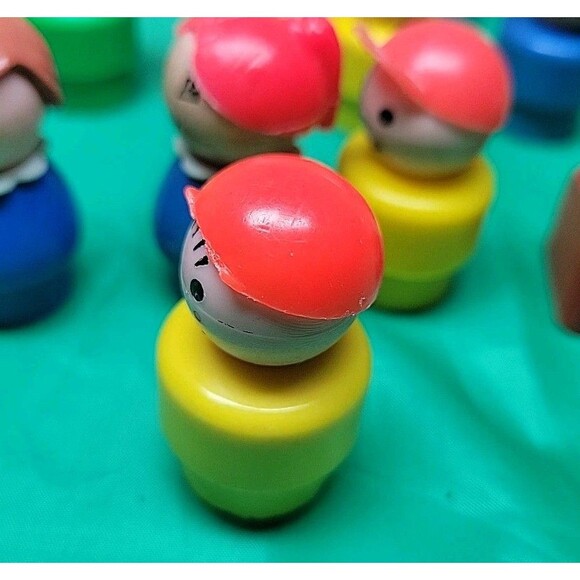 Vintage Fisher Price Little People Mix Figures LOT of 18 Some RARE 60s & 70s - Picture 8 of 11